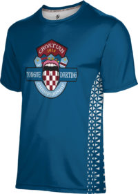 ProSphere Men's Tongue Darting Association Geometric Shirt