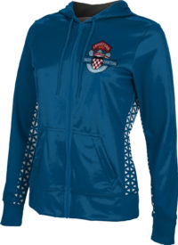 ProSphere Women's Tongue Darting Association Geometric Fullzip Hoodie
