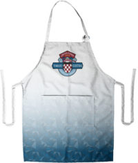Red Fade Apron