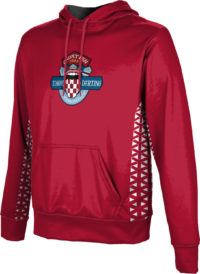 ProSphere Men's Tongue Darting Association Geometric Hoodie Sweatshirt