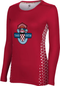 ProSphere Women's Tongue Darting Association Geometric Long Sleeve Tee