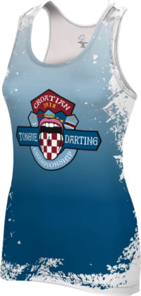 Spectrum Sublimation Women's Tongue Darting Association Gradient Tank