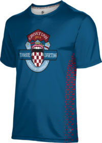 ProSphere Men's Tongue Darting Association Geometric Shirt