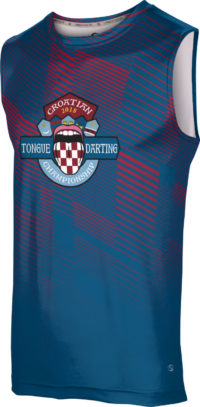 ProSphere Men's Tongue Darting Association Bold Sleeveless Shirt