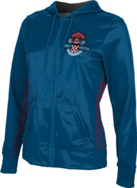 ProSphere Women's Tongue Darting Association Geometric Fullzip Hoodie