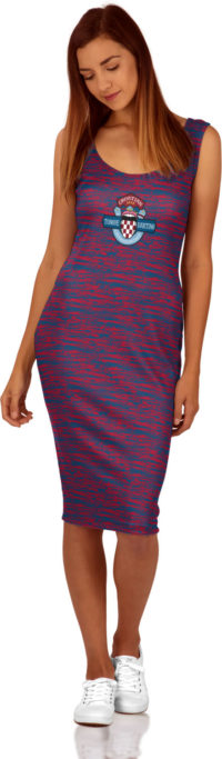 ProSphere Women's Tongue Darting Association Brushed Dress