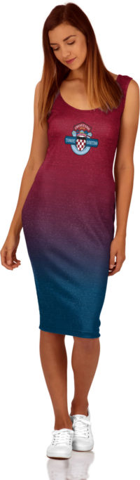 ProSphere Women's Tongue Darting Association Ombre Dress